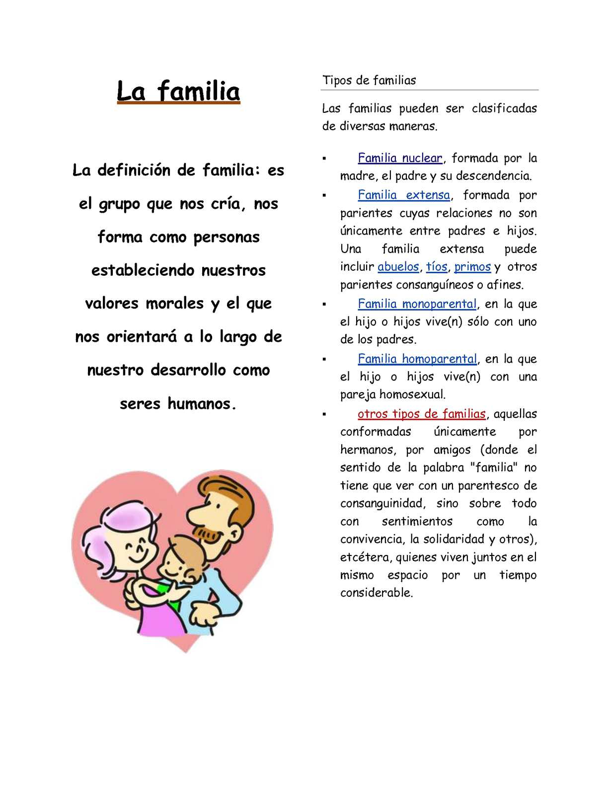 definicion de familia homoparental pdf