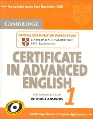 cambridge certificate in advanced english with answers pdf
