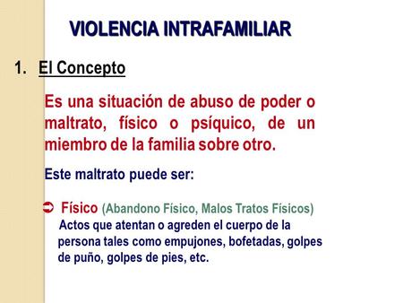 definicion de violencia contra la mujer pdf en chile